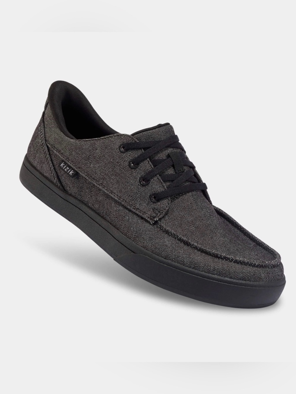 Kizik Men's Black Heather Porto Casual Lace-Up Sneaker